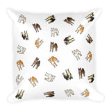 No Shiba No Life Square Pillow - Stubborn Shiba Co