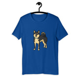 Black & Tan Shiba - Short-Sleeve Unisex T-Shirt