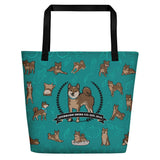 Stubborn Shiba - Beach / Shopping Tote - Stubborn Shiba Co