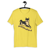 God Created a Black & Tan Shiba Inu to Show off - Short-Sleeve Unisex T-Shirt
