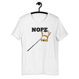 NOPE - Red Shiba - Short-Sleeve Unisex T-Shirt