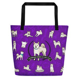 Stubborn Shiba - Beach / Shopping Tote - Stubborn Shiba Co