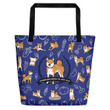 Stubborn Shiba - Beach / Shopping Tote - Stubborn Shiba Co