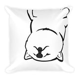 Sleeping Shiba - Throw Pillow - Stubborn Shiba Co