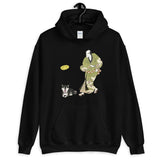 No Fetch Black & Tan Shiba - Ukiyoe - Unisex Hoodie