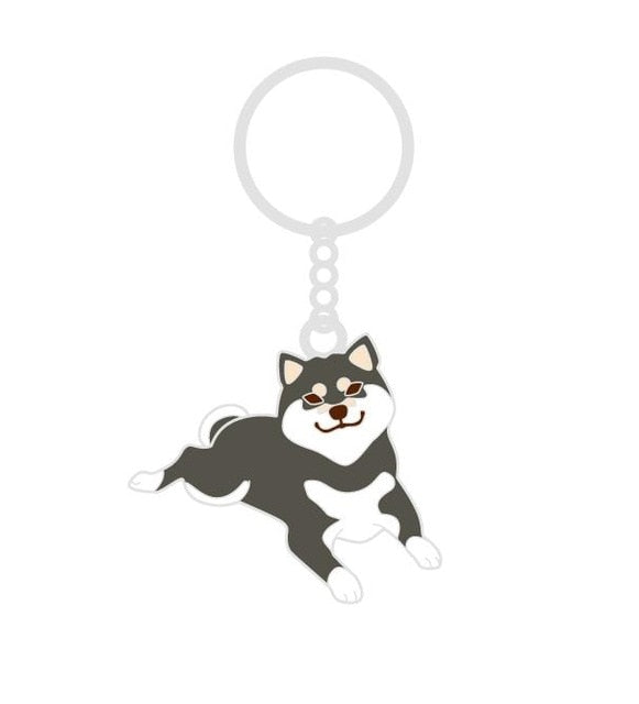 Buy Leather Shiba Inu Keychain Luxury Bulldog Keychain for Online in India  