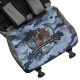 Stubborn Shiba Co - Sesame Shiba Back Pack (Blue Camo) - Stubborn Shiba Co