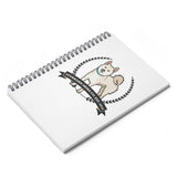 Stubborn Cream Shiba - Spiral Notebook - Ruled Line - Stubborn Shiba Co