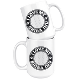I Love my Shiba Inu - Personalized Coffee Mug - Stubborn Shiba Co