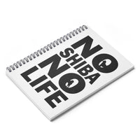 No Shiba No Life - Spiral Notebook - Ruled Line - Stubborn Shiba Co