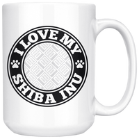 I Love my Shiba Inu - Personalized Coffee Mug - Stubborn Shiba Co