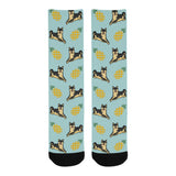 Shiba Inu Socks - Pineapple - Stubborn Shiba Co
