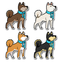 Look But Don't Touch - Die Cut Stickers - Stubborn Shiba Co