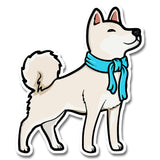 Look But Don't Touch - Die Cut Stickers - Stubborn Shiba Co