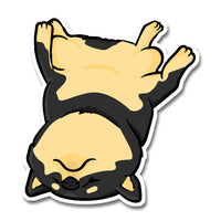 Sleepy Shiba - Die Cut Stickers - Stubborn Shiba Co