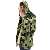 Green Camo Micro Fleece Cloak