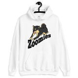 Zoomies!! Black and Tan Shiba - Hooded Sweatshirt