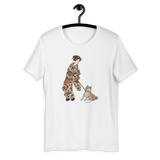 Ukiyoe Shiba Inu T-Shirt x Ukiyoe-Haaan (Unisex T-Shirt)