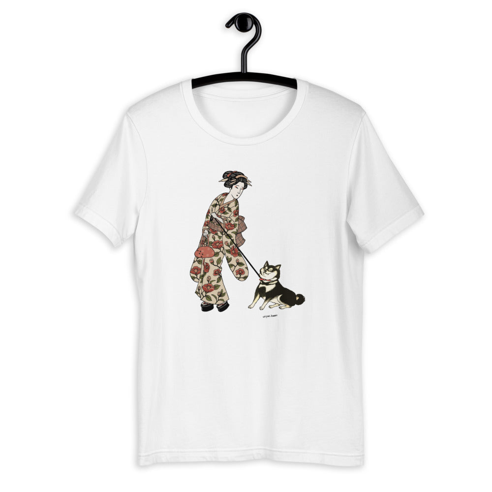 ★WAIKEI★ MY HAPPY IS Stamp Short Sleeve T-shirt Khaki YKBE Sky Trees T-Shirt – Tuck Life