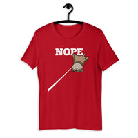 Nope - Sesame Shiba - Short-Sleeve Unisex T-Shirt
