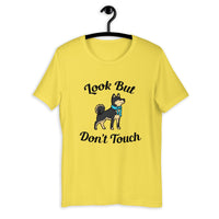 Look But Don't Touch - Blcak & Tan Shiba - Short-Sleeve Unisex T-Shirt