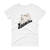 Zoomies - Cream Shiba - Women's short sleeve t-shirt