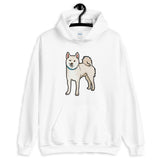 Shiba Inu Shirt - Cream Shiba Hooded Sweatshirt