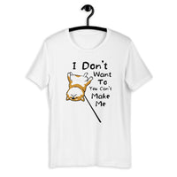 You Can't Make Me - Red Shiba - Short-Sleeve Unisex T-Shirt