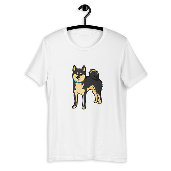 Black & Tan Shiba - Short-Sleeve Unisex T-Shirt