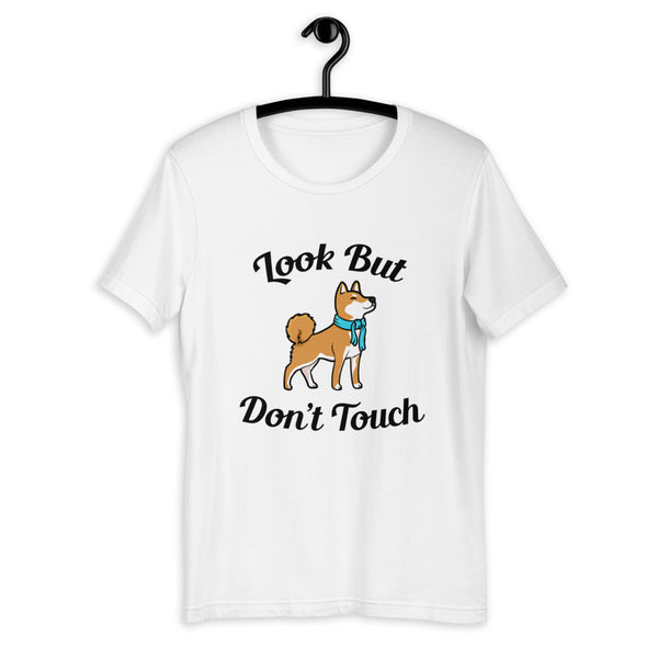Look But Don't Touch - Red Shiba - Short-Sleeve Unisex T-Shirt