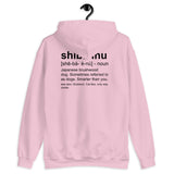 Reverse Shiba Inu Definition - Unisex Hoodie