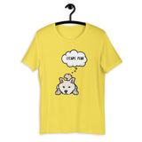 Escape Plan - Cream Shiba - Short-Sleeve Unisex T-Shirt