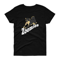 Zoomies - Black & Tan Shiba - Women's short sleeve t-shirt