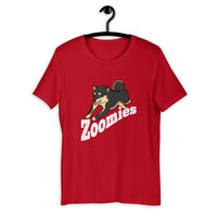 Zoomies - Black & Tan Shiba - Short-Sleeve Unisex T-Shirt