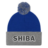 Shiba Pom Pom Knit Cap - Stubborn Shiba Co